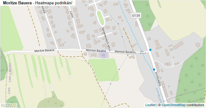 Moritze Bauera - mapa podnikání