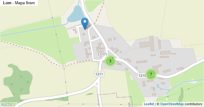 Lom - mapa firem