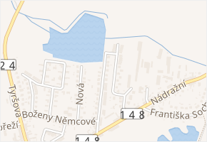 Jindrlovská v obci Lomnice nad Lužnicí - mapa ulice