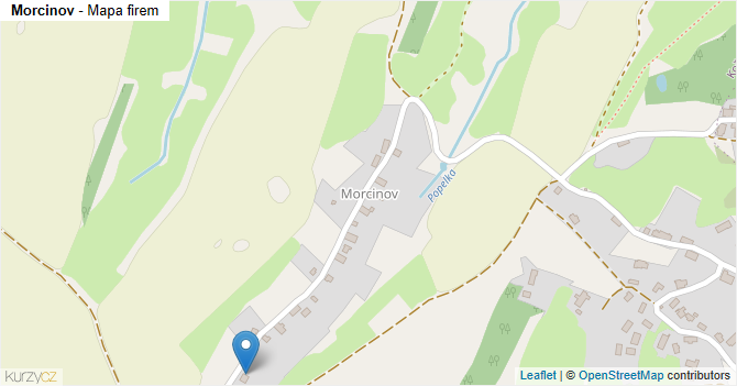 Morcinov - mapa firem