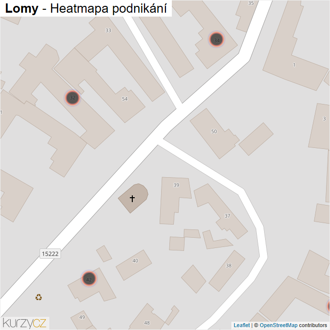 Mapa Lomy - Firmy v obci.