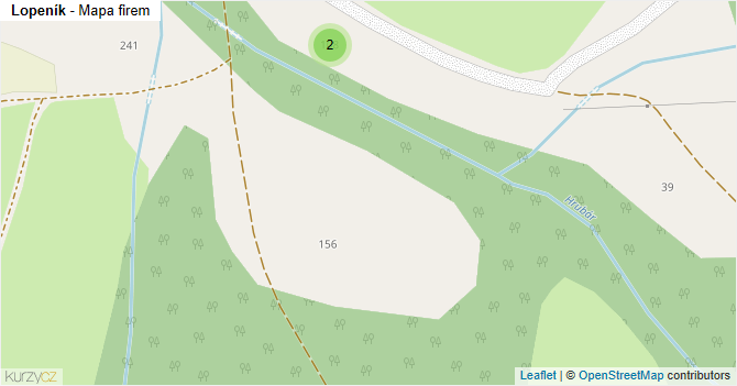 Lopeník - mapa firem