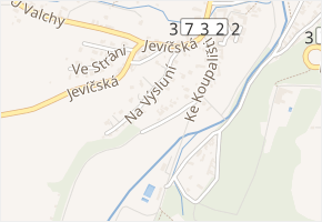 Ke Koupališti v obci Loštice - mapa ulice