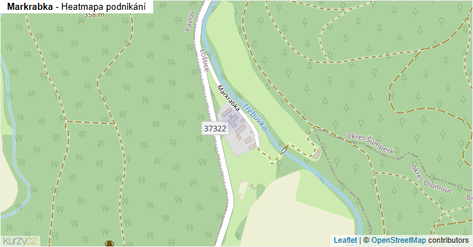 Markrabka - mapa podnikání