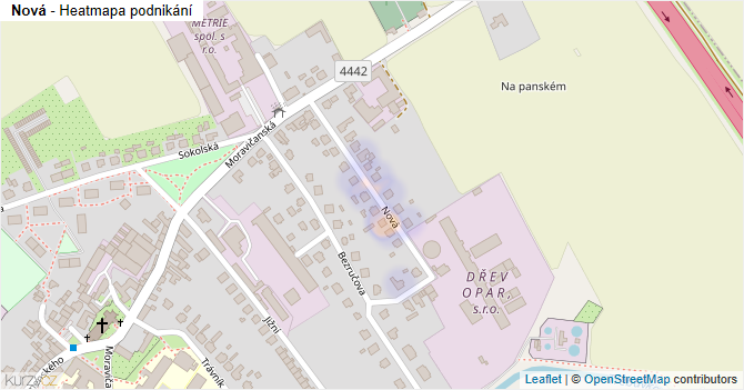Nová - mapa podnikání