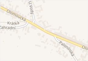 Olomoucká v obci Loštice - mapa ulice