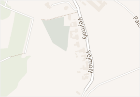 Vejmoly v obci Loštice - mapa ulice