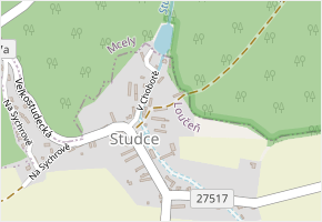 K Hradišti v obci Loučeň - mapa ulice