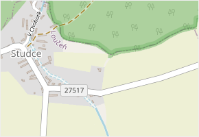 Ke Trojici v obci Loučeň - mapa ulice