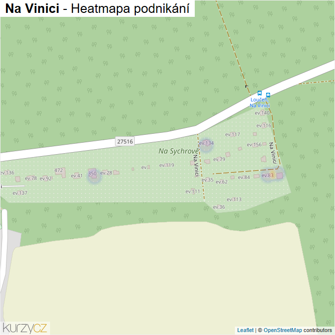 Mapa Na Vinici - Firmy v ulici.