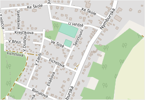 Sportovní v obci Loučeň - mapa ulice