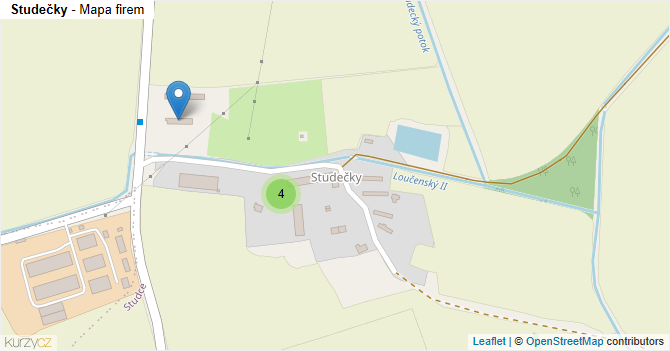 Studečky - mapa firem