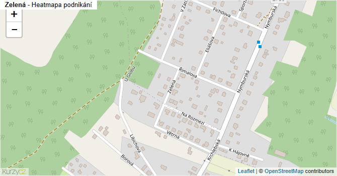 Zelená - mapa podnikání