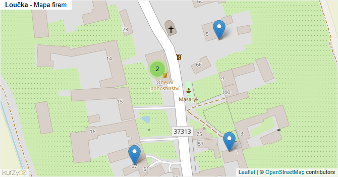Loučka - mapa firem