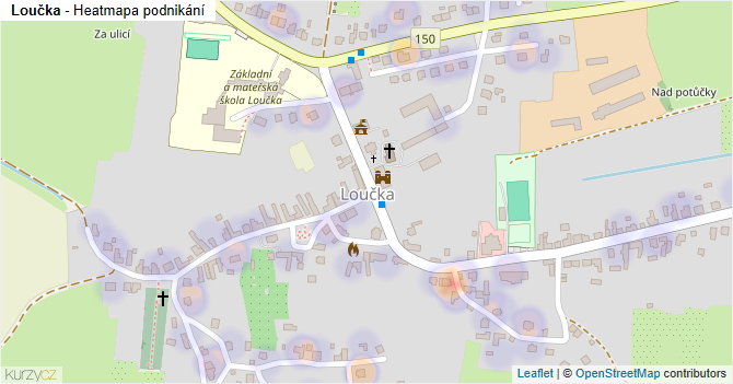 Loučka - mapa podnikání