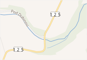 Samota v obci Louňovice pod Blaníkem - mapa ulice