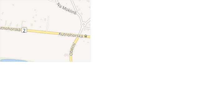 Kutnohorská v obci Louňovice - mapa ulice