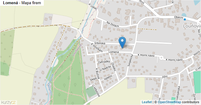 Lomená - mapa firem