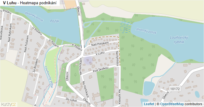 V Luhu - mapa podnikání