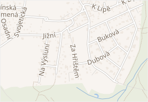 Za Hřištěm v obci Louňovice - mapa ulice