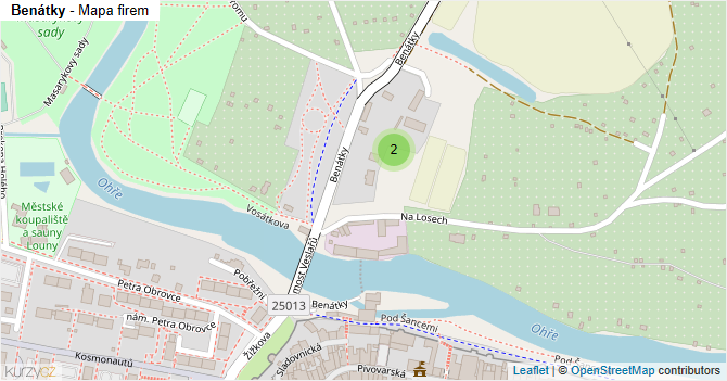 Benátky - mapa firem