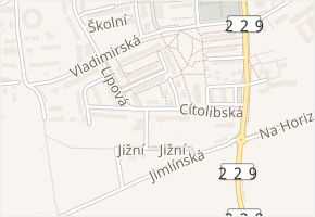 Cítolibská v obci Louny - mapa ulice