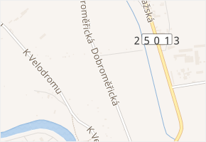 Dobroměřická v obci Louny - mapa ulice