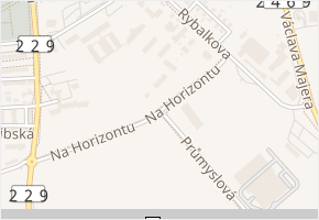 Průmyslová v obci Louny - mapa ulice