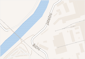Říční v obci Louny - mapa ulice