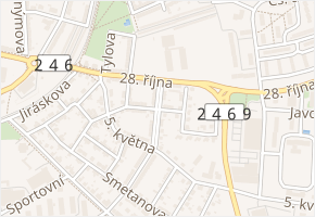 St. K. Neumanna v obci Louny - mapa ulice