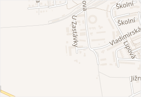 U Harmoniky v obci Louny - mapa ulice