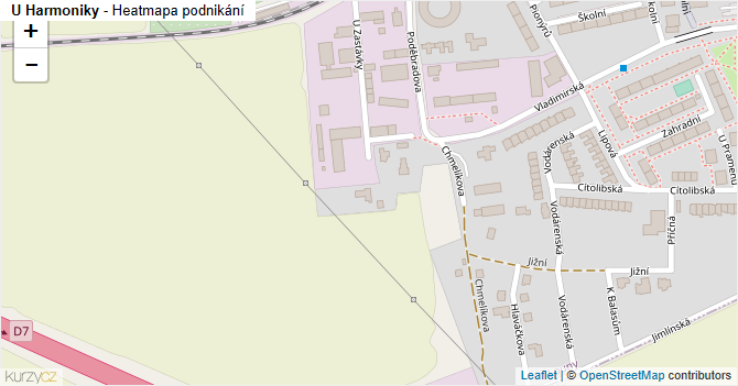 U Harmoniky - mapa podnikání