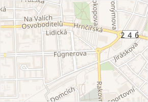U Matky Boží v obci Louny - mapa ulice
