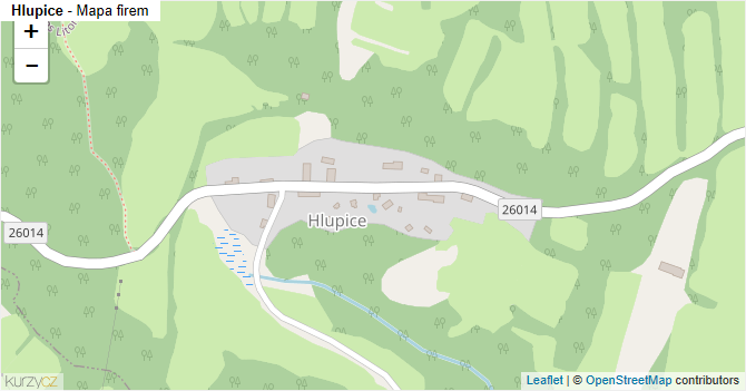 Hlupice - mapa firem