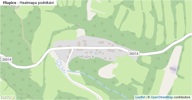 Hlupice - mapa podnikání