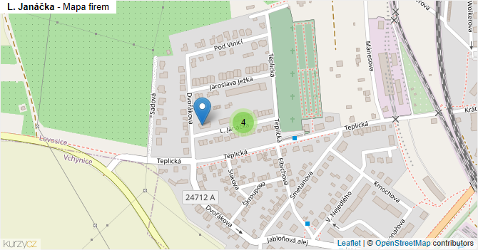 L. Janáčka - mapa firem