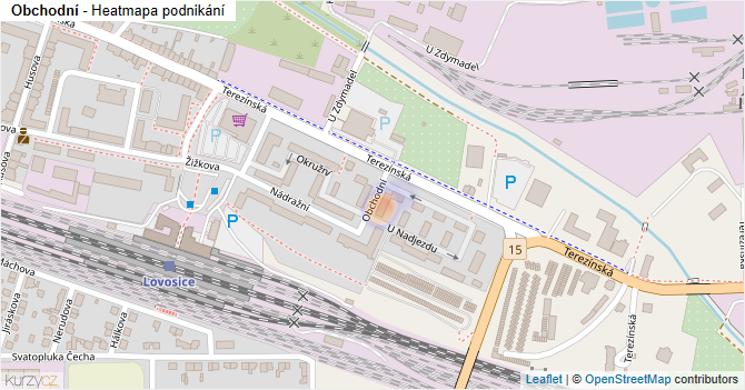 Obchodní - mapa podnikání
