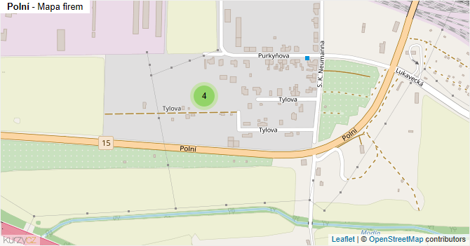 Polní - mapa firem