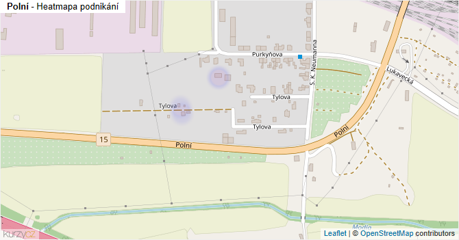 Polní - mapa podnikání