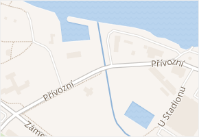 Přívozní v obci Lovosice - mapa ulice