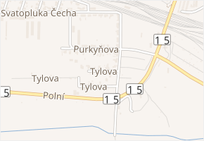 Tylova v obci Lovosice - mapa ulice