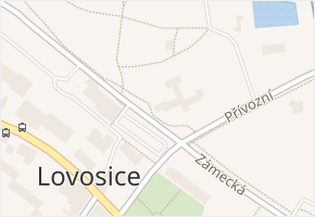 Zámecká v obci Lovosice - mapa ulice