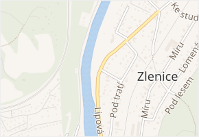 Do kopečka v obci Lštění - mapa ulice