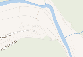 Hvězdonická v obci Lštění - mapa ulice