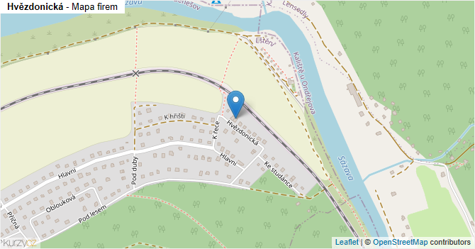 Hvězdonická - mapa firem