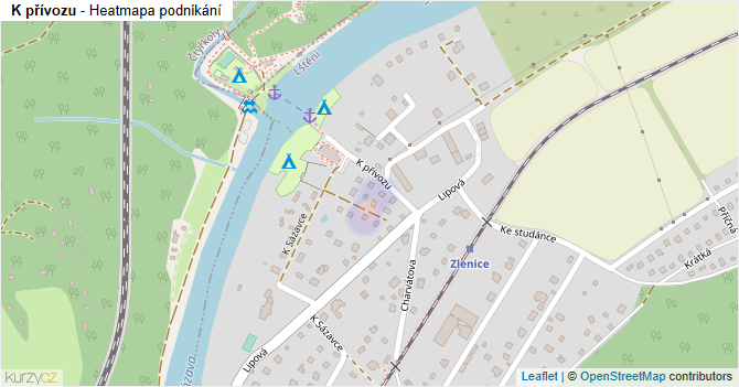 K přívozu - mapa podnikání