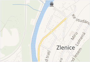 K Sázavce v obci Lštění - mapa ulice