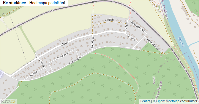 Ke studánce - mapa podnikání
