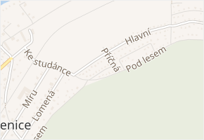 Krátká v obci Lštění - mapa ulice