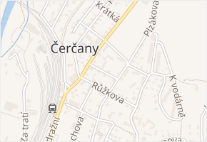 Příčná v obci Lštění - mapa ulice
